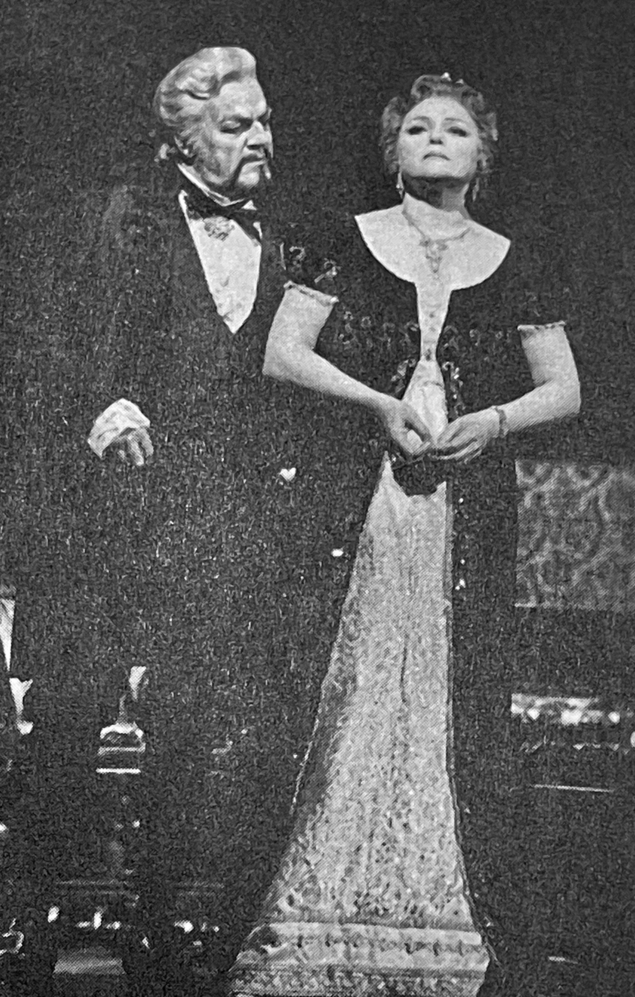 Louis in one of many Tosca’s at the Met